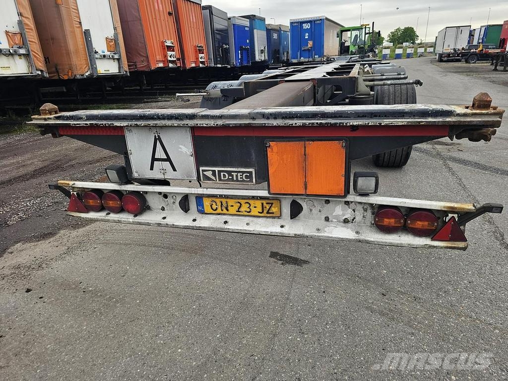 D-tec FLEXI TRAILER - ALL CONNECTIONS - BPW DRUM - APK/T Semirremolques portacontenedores
