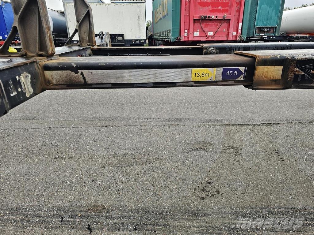D-tec FLEXI TRAILER - ALL CONNECTIONS - BPW DRUM - APK/T Semirremolques portacontenedores