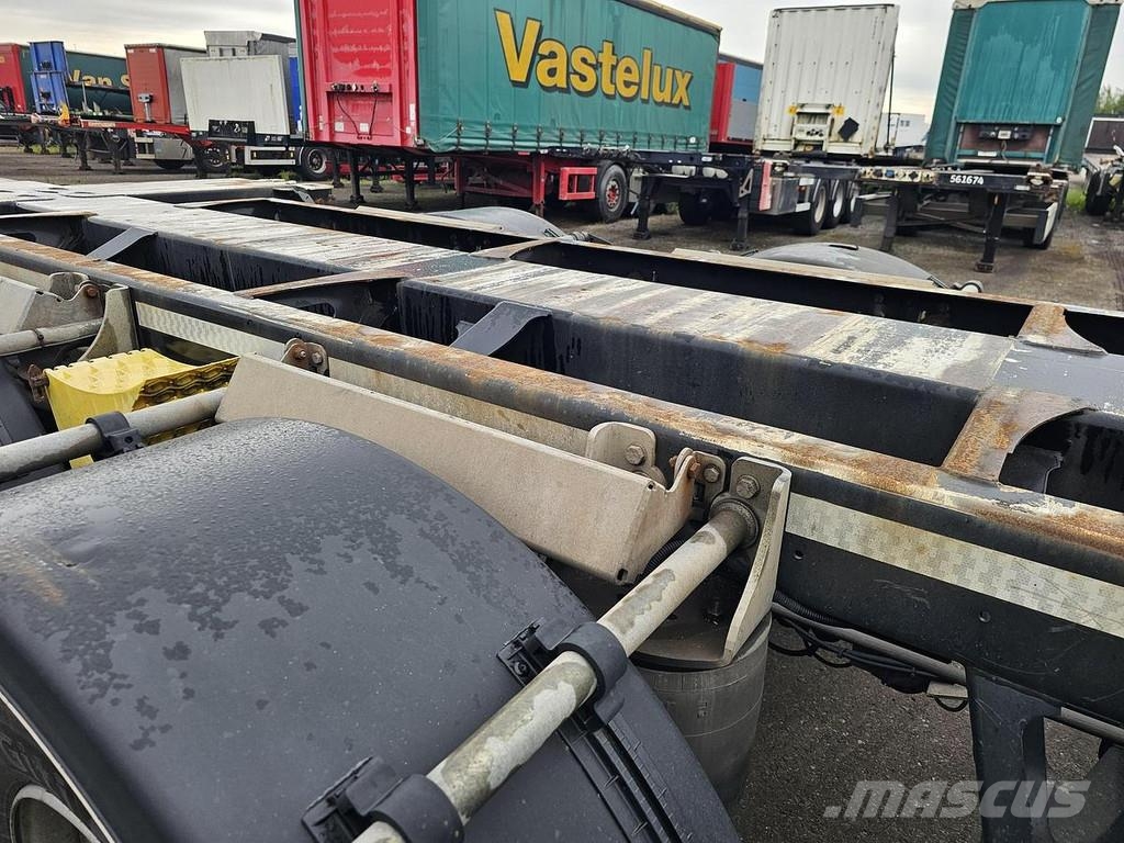 D-tec FLEXI TRAILER - ALL CONNECTIONS - BPW DRUM - APK/T Semirremolques portacontenedores
