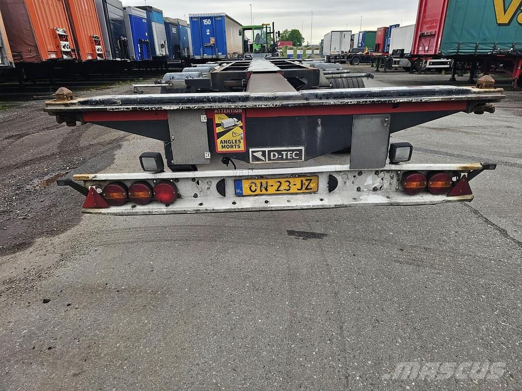 D-tec FLEXI TRAILER - ALL CONNECTIONS - BPW DRUM - APK/T Semirremolques portacontenedores