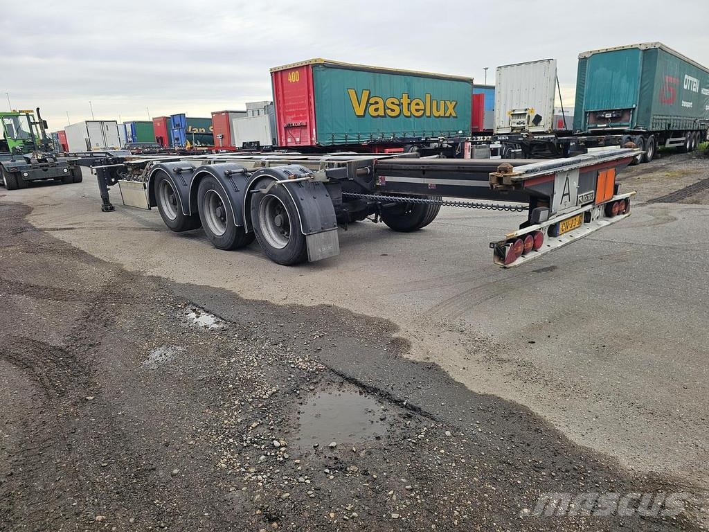 D-tec FLEXI TRAILER - ALL CONNECTIONS - BPW DRUM - APK/T Semirremolques portacontenedores