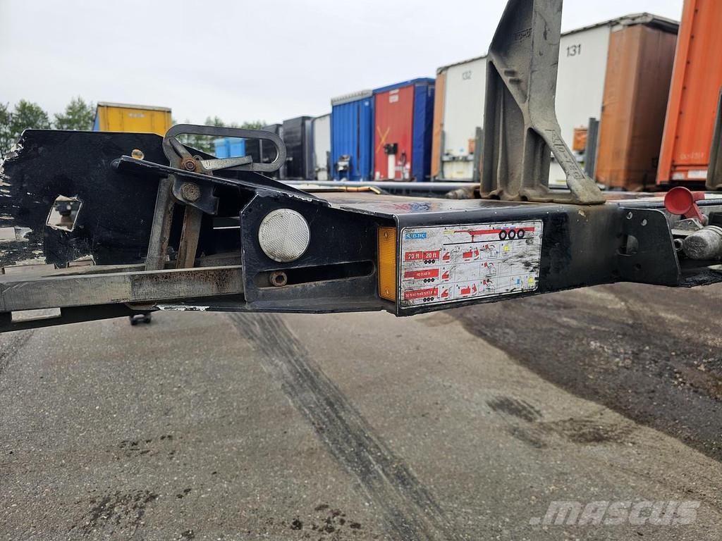 D-tec FLEXI TRAILER - ALL CONNECTIONS - BPW DRUM - APK/T Semirremolques portacontenedores
