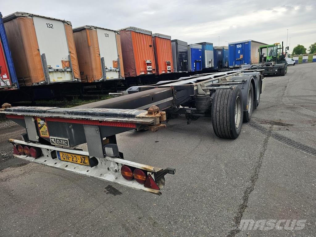 D-tec FLEXI TRAILER - ALL CONNECTIONS - BPW DRUM - APK/T Semirremolques portacontenedores