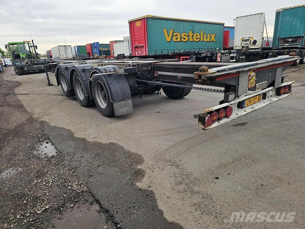 D-tec FLEXI TRAILER - ALL CONNECTIONS - BPW DRUM - APK/T Semirremolques portacontenedores