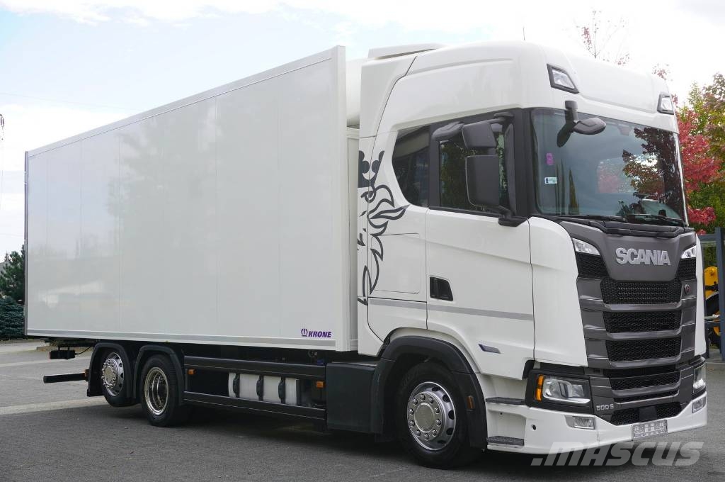 Scania S500 6×2 / 19 EPAL KRONE refrigerator / Carrier Su Kølelastbiler