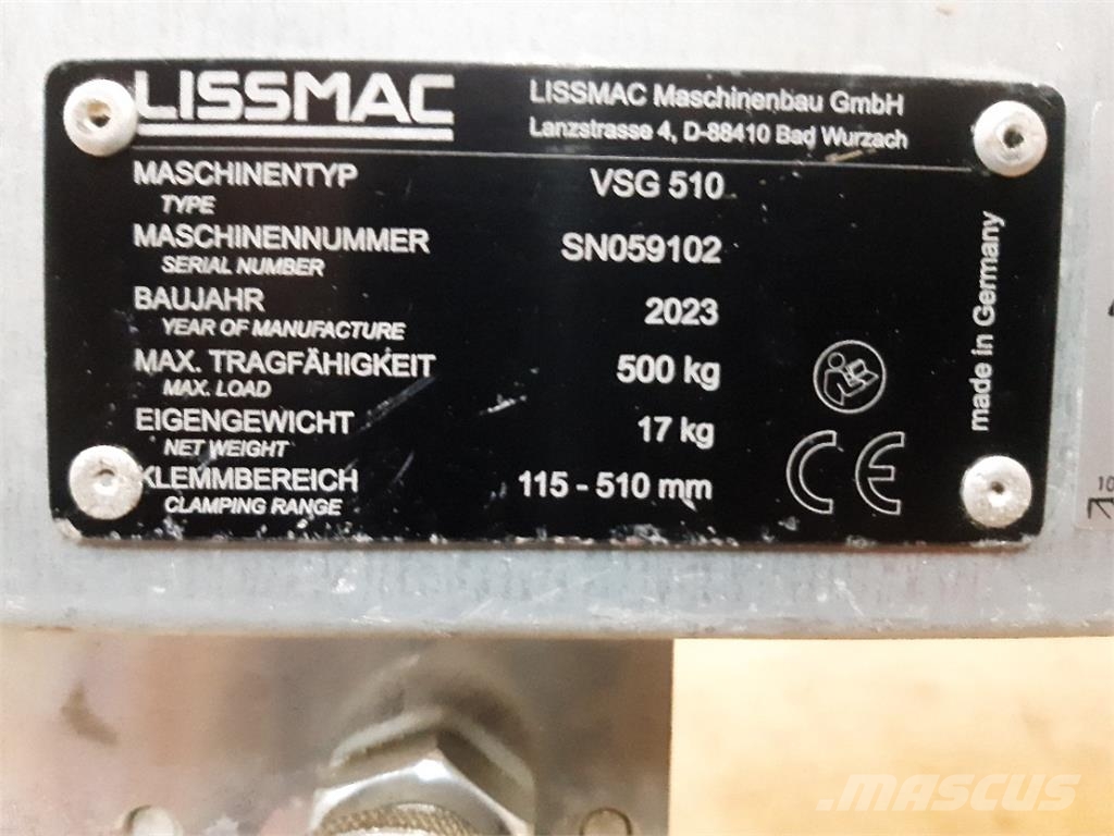 Lissmac Vario-Steingr. VSG510 Bouw - Overige
