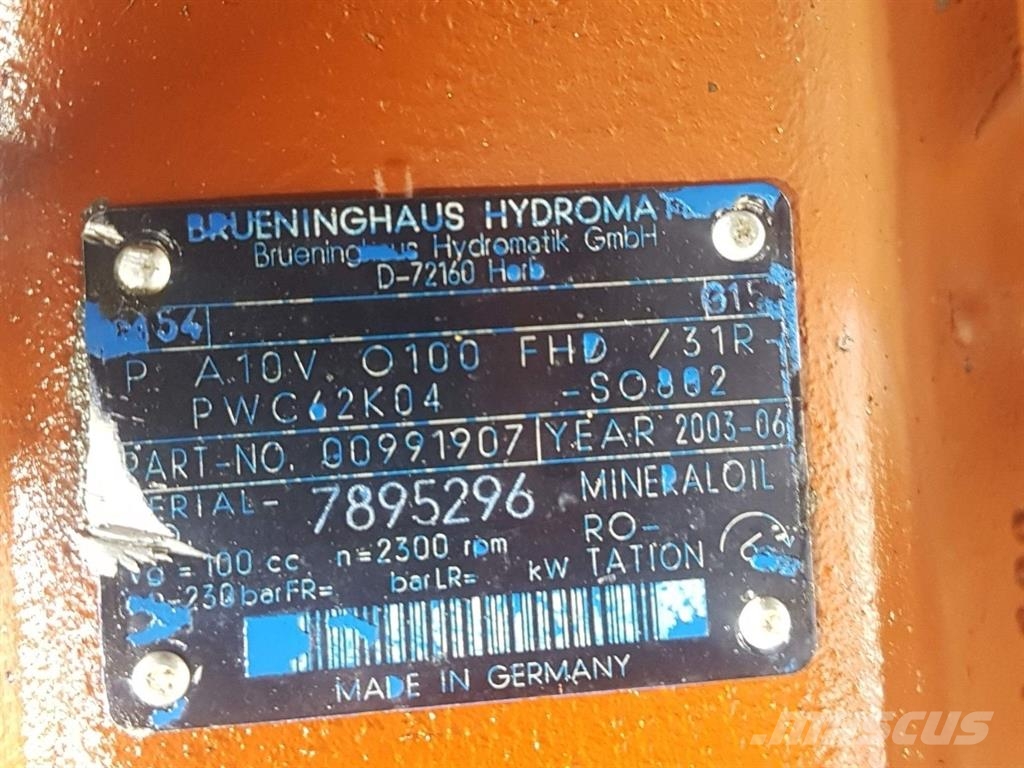Brueninghaus Hydromatik P A10VO100FHD/31R-R910991907-Load sensing pump Hydraulics