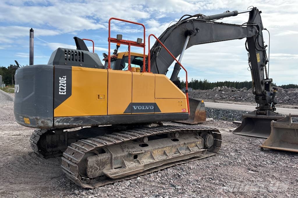 Volvo EC 220 EL inkl 3 Skopor, Tillgänglig from November Bandgrävare