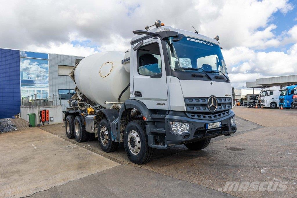 Mercedes-Benz AROCS 3240 BB + HARDOX 9m3 Kamioni mešalice za beton