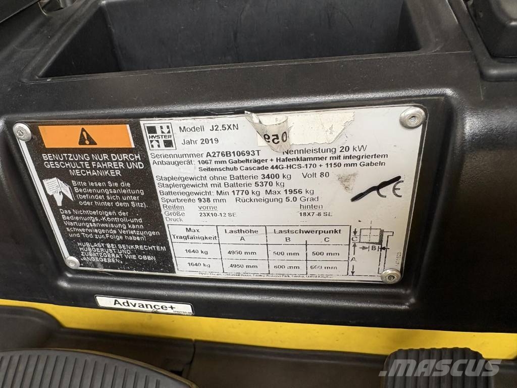 Hyster J2.5XN Elektrostapler