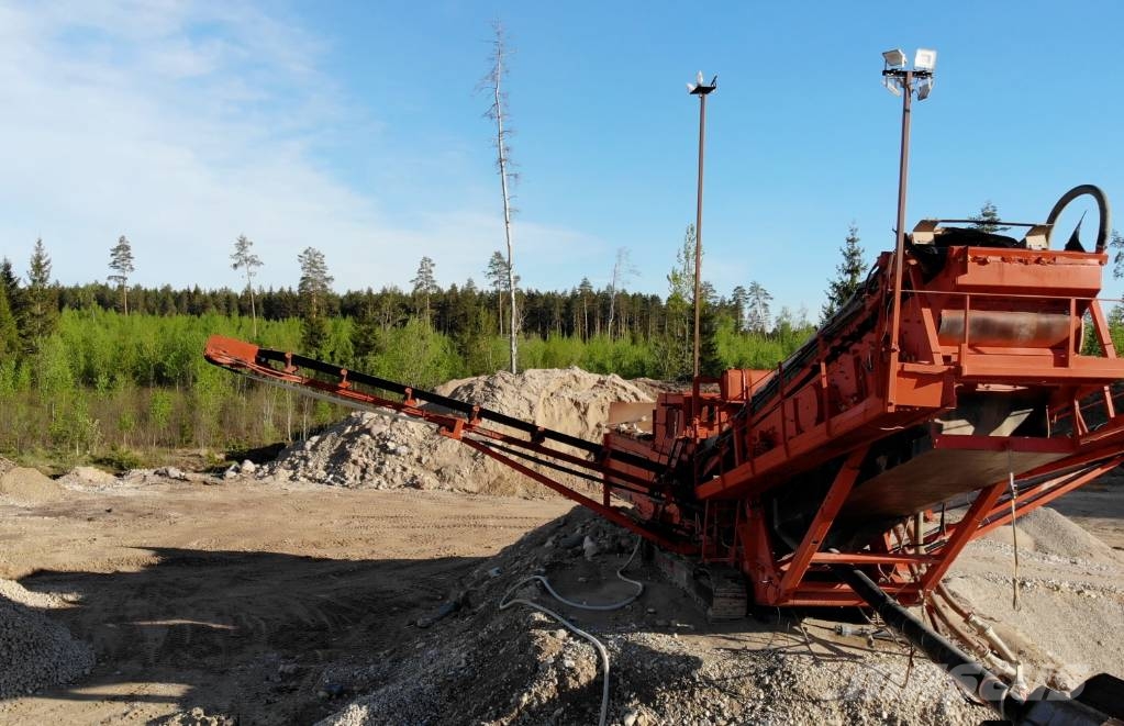 Terex + POWERSCREEN WASHING PLANT Used sand washing plan أجهزة فحص متنقلة