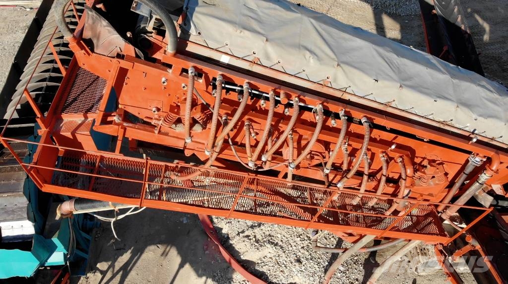 Terex + POWERSCREEN WASHING PLANT Used sand washing plan أجهزة فحص متنقلة
