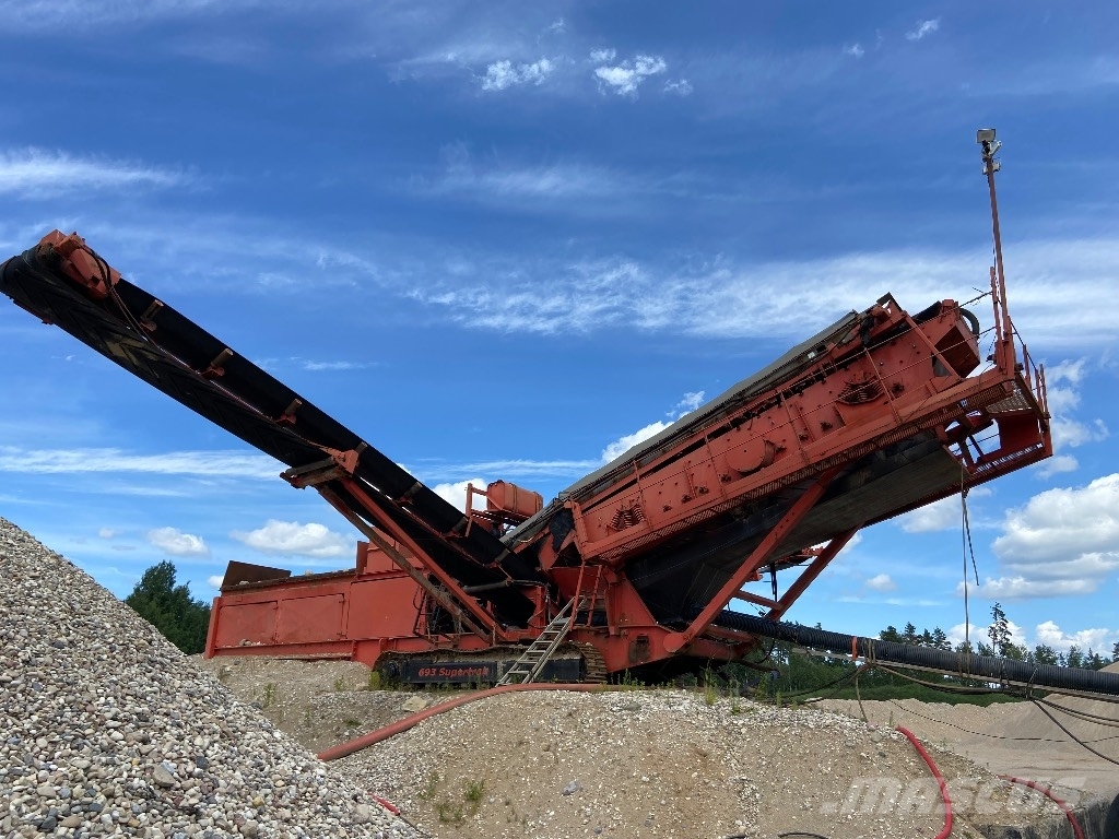 Terex + POWERSCREEN WASHING PLANT Used sand washing plan أجهزة فحص متنقلة