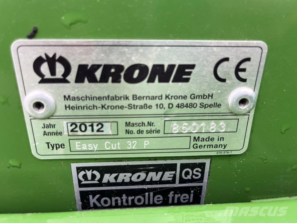 Krone Easy Cut 32 P Maaiers