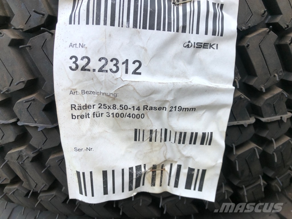 Iseki Rasenbereifung Räder für TM 31XX TM 32XX TH4XXX Kompakt traktorok