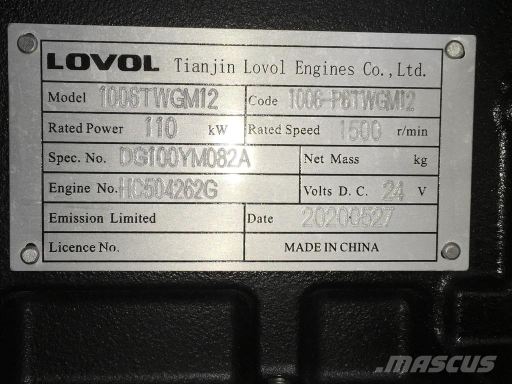 Lovol 1006TWGM12 NEW Motori