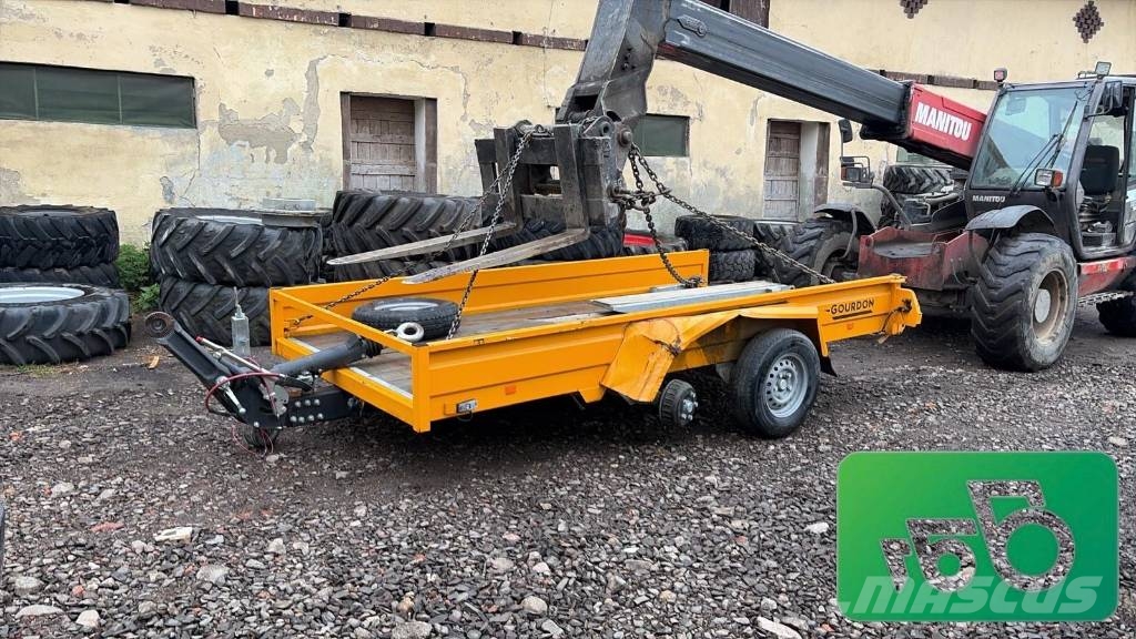 Gourdon VPR 350 Trailer for transporting construction equi Autotransportauflieger