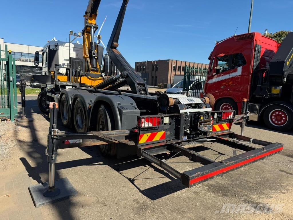 MAN TGS 35.360 8x4 HOOKLIFT + CRANE EFFER 305 6S + JIB Treileri ar āķi