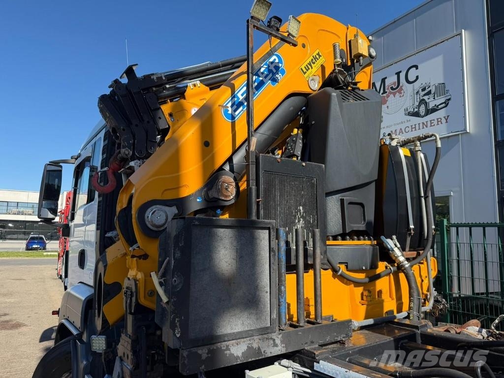 MAN TGS 35.360 8x4 HOOKLIFT + CRANE EFFER 305 6S + JIB Hook lift trucks
