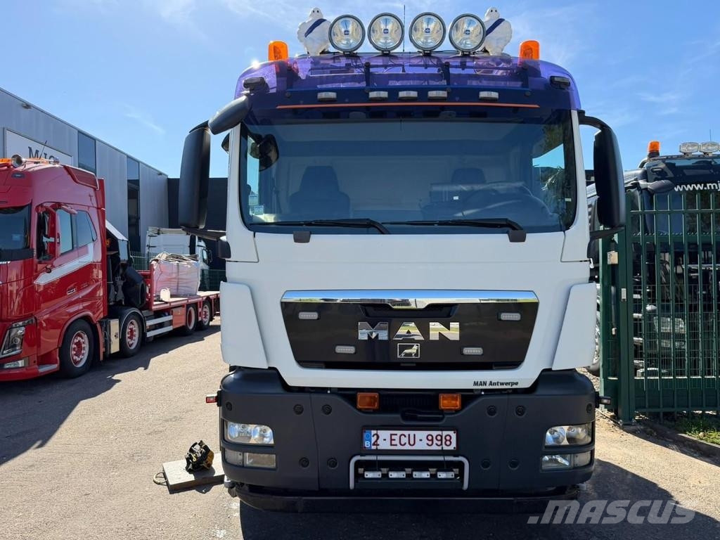 MAN TGS 35.360 8x4 HOOKLIFT + CRANE EFFER 305 6S + JIB Treileri ar āķi