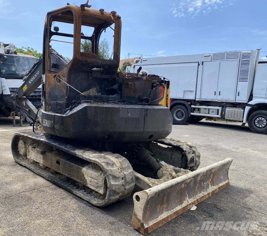 Volvo ECR88D / 1er Main Certificat CE endommagée Crawler excavators