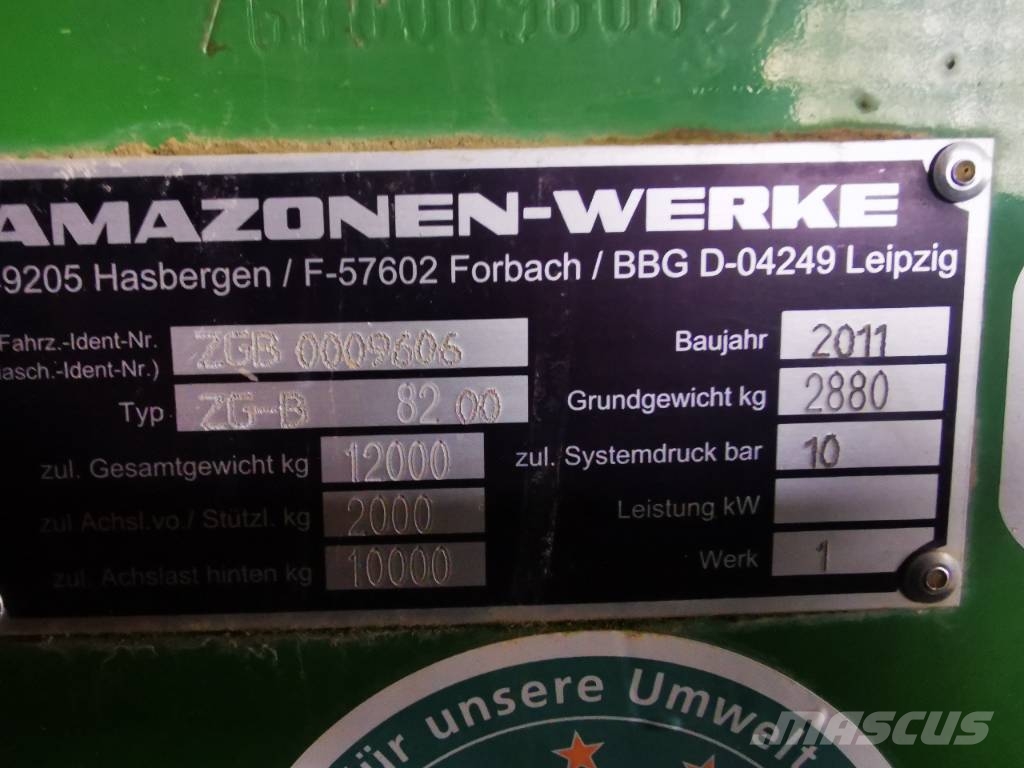 Amazone ZGB 8200 GPS Switch Rozmetadlá priemyselných hnojív