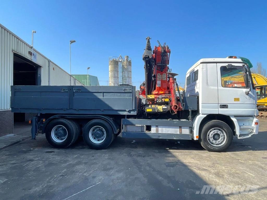 Mercedes-Benz Actros 3343 6x4 Truck + Crane / Grue Palfinger PK5 Kranen voor alle terreinen