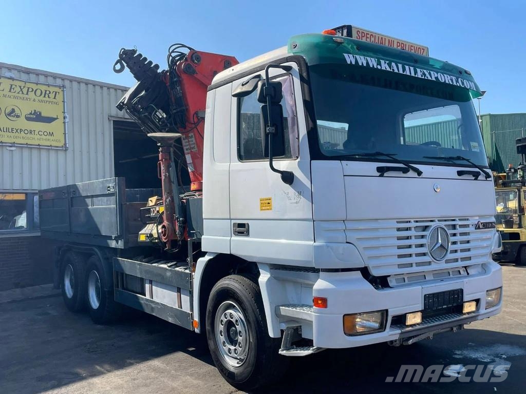 Mercedes-Benz Actros 3343 6x4 Truck + Crane / Grue Palfinger PK5 Kranen voor alle terreinen