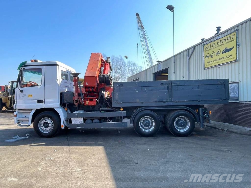 Mercedes-Benz Actros 3343 6x4 Truck + Crane / Grue Palfinger PK5 Kranen voor alle terreinen