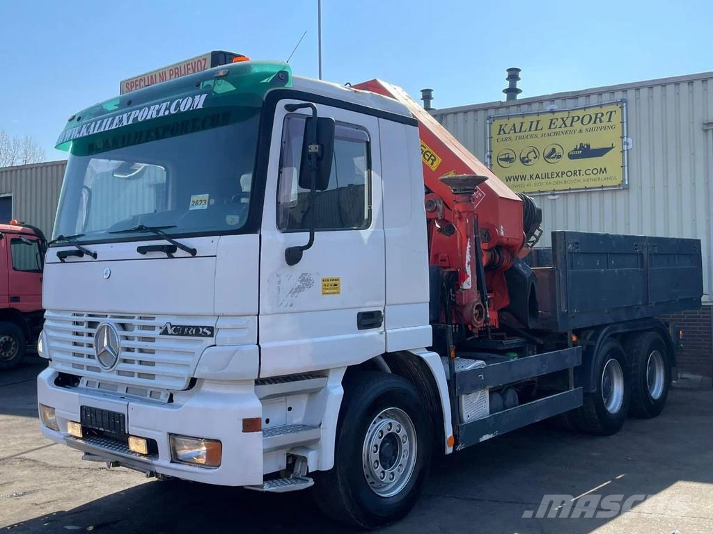 Mercedes-Benz Actros 3343 6x4 Truck + Crane / Grue Palfinger PK5 Kranen voor alle terreinen