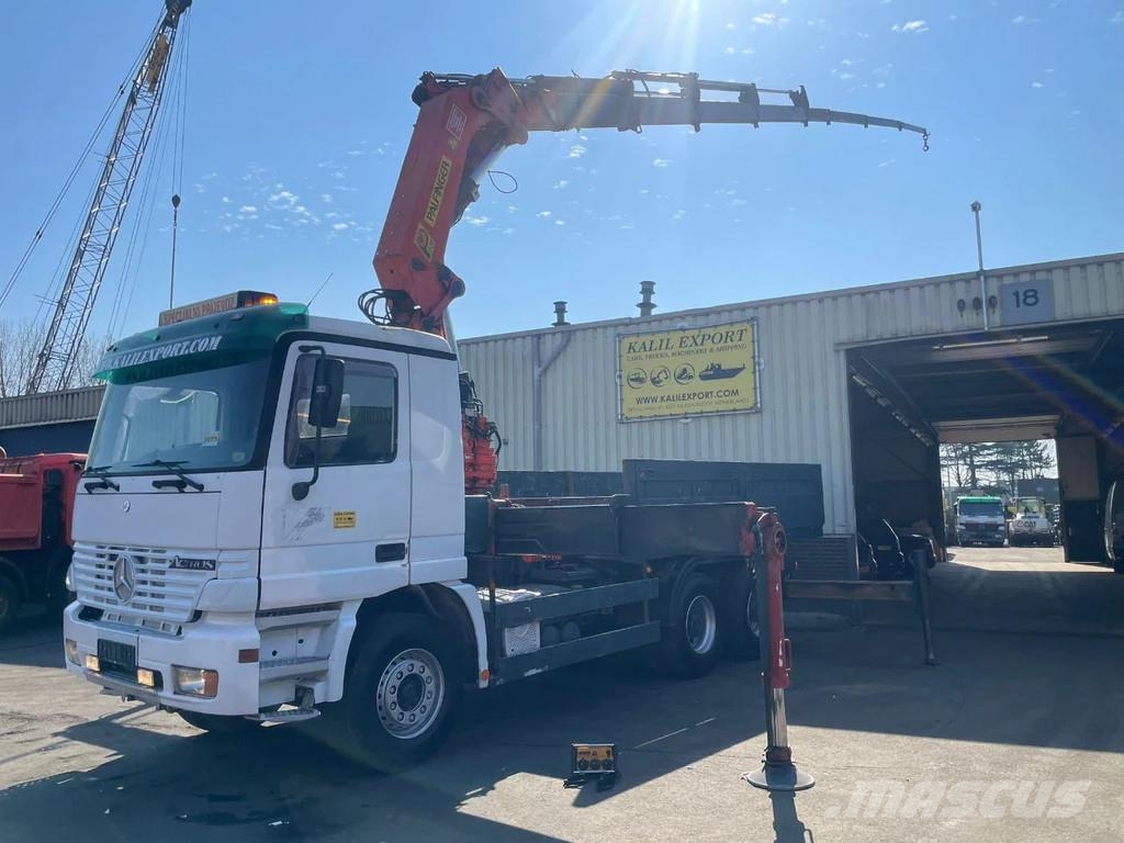 Mercedes-Benz Actros 3343 6x4 Truck + Crane / Grue Palfinger PK5 Kranen voor alle terreinen
