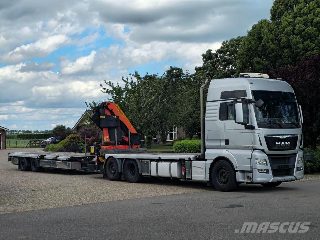 MAN TGX 26.400 CRANE TRUCK 34002 34tm PALFINGER!!EURO6 Visureigiai kranai