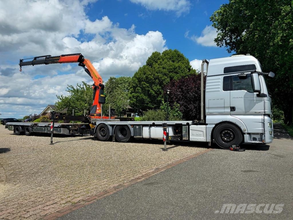 MAN TGX 26.400 CRANE TRUCK 34002 34tm PALFINGER!!EURO6 Visureigiai kranai