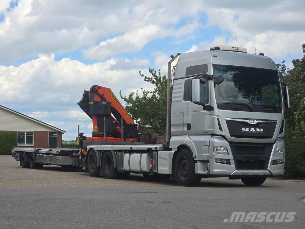 MAN TGX 26.400 CRANE TRUCK 34002 34tm PALFINGER!!EURO6 Visureigiai kranai