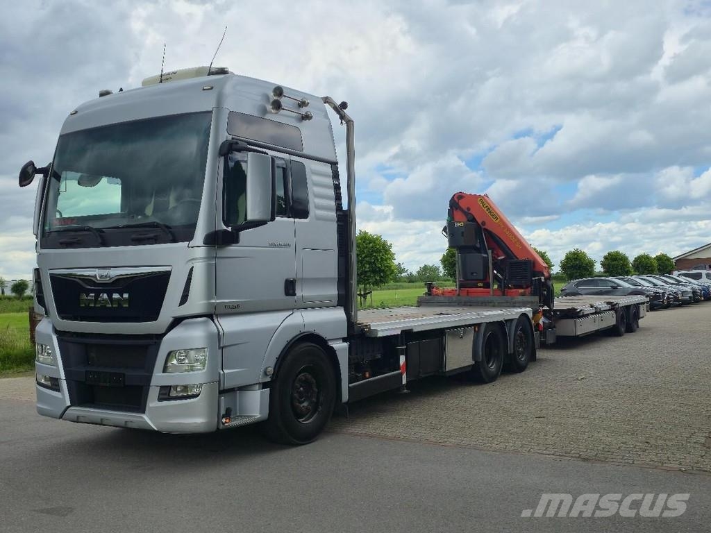 MAN TGX 26.400 CRANE TRUCK 34002 34tm PALFINGER!!EURO6 Visureigiai kranai