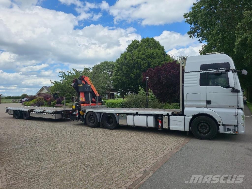 MAN TGX 26.400 CRANE TRUCK 34002 34tm PALFINGER!!EURO6 Visureigiai kranai