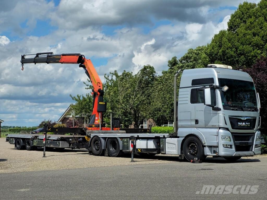 MAN TGX 26.400 CRANE TRUCK 34002 34tm PALFINGER!!EURO6 Visureigiai kranai