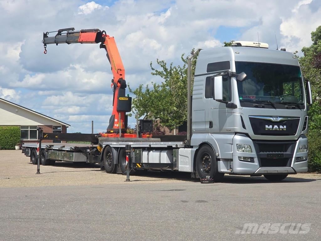 MAN TGX 26.400 CRANE TRUCK 34002 34tm PALFINGER!!EURO6 Visureigiai kranai