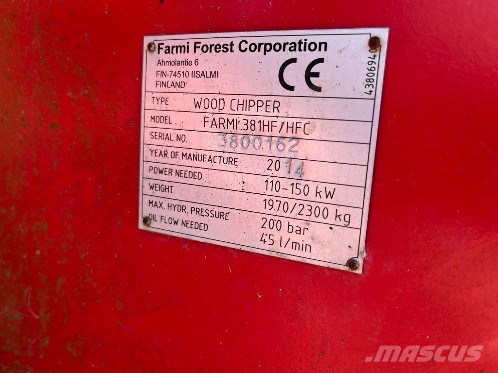 Woods FARMI FOREST WOOD CHIPPER Crushers