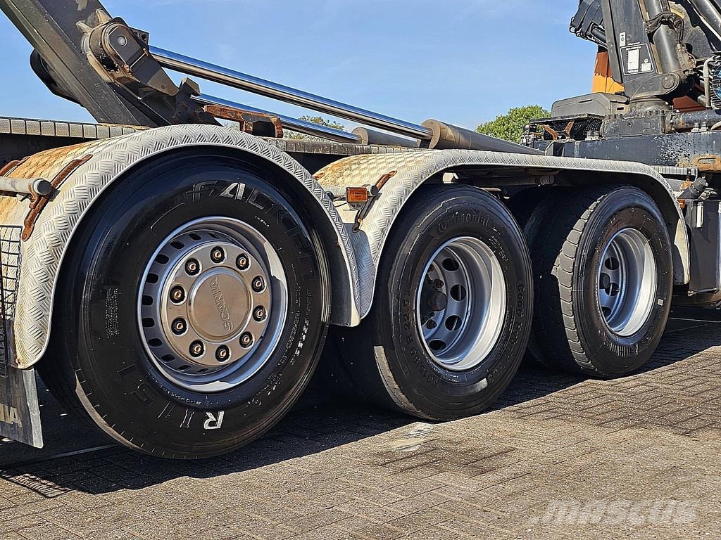 Scania P450 8X4*6 HIAB 188-E3 شاحنات الرافعات الخطافية