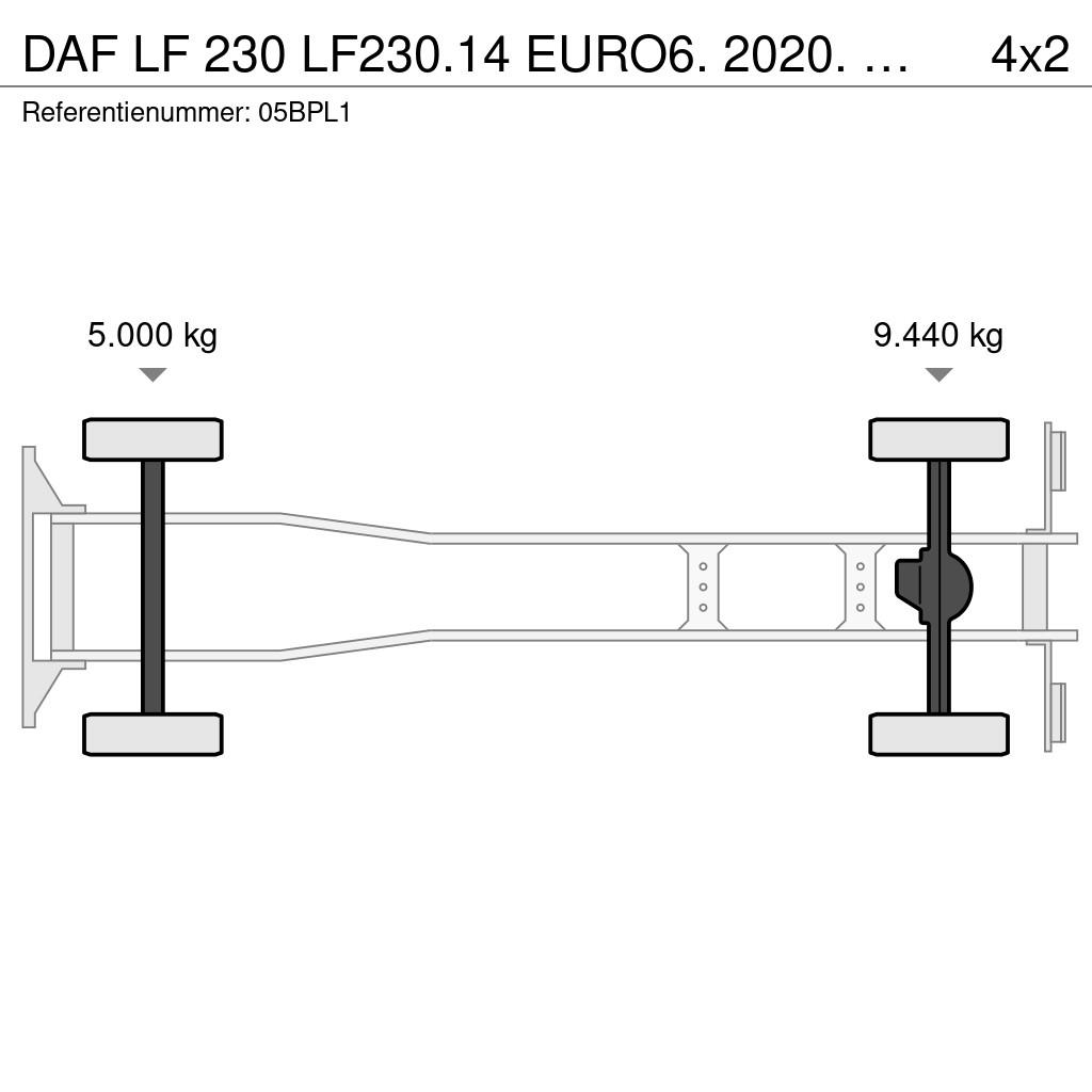 DAF LF 230 LF230.14 EURO6. 2020. GEEN 2E zo mooi!! Kofferaufbau