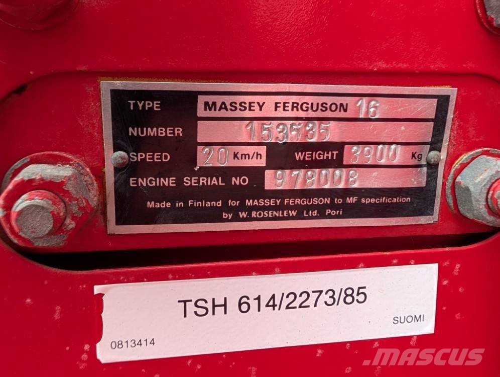 Massey Ferguson 16 Cosechadoras combinadas