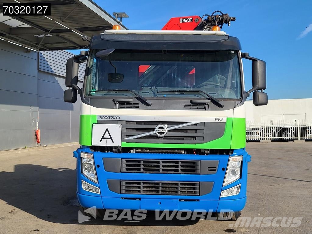 Volvo FM 370 6X2 HMF 2200-K3 Kran Crane VDL S21-6200 Hoo Camiones elevadores de gancho