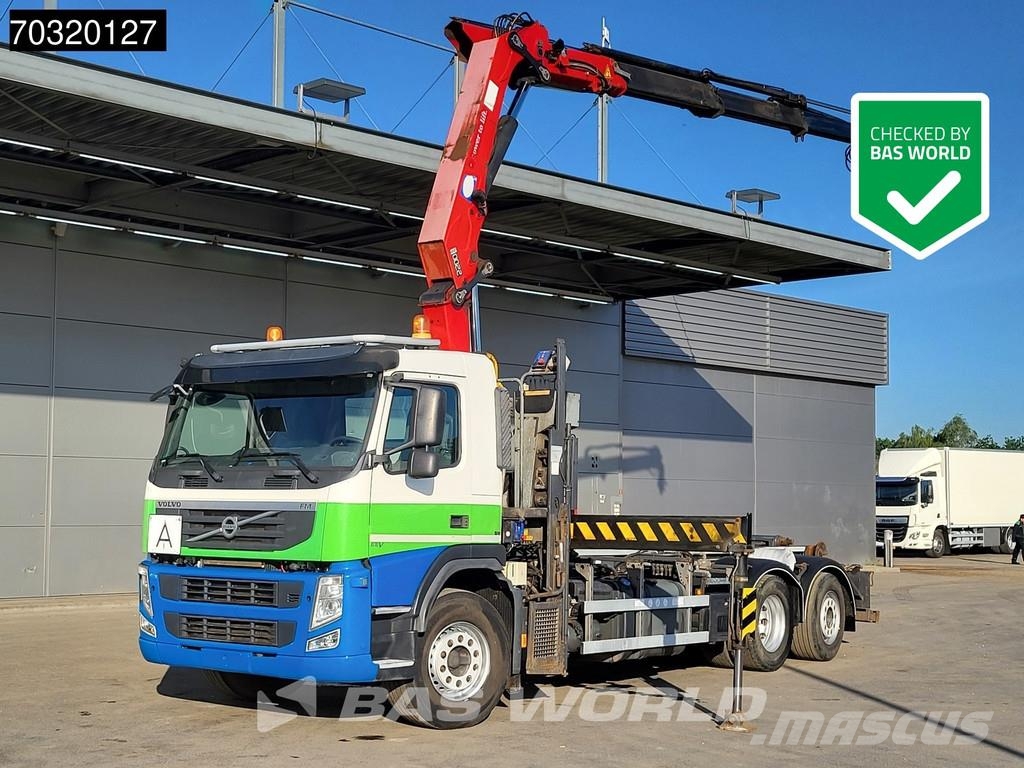 Volvo FM 370 6X2 HMF 2200-K3 Kran Crane VDL S21-6200 Hoo Camiones polibrazo