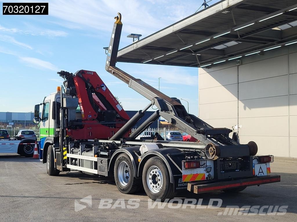 Volvo FM 370 6X2 HMF 2200-K3 Kran Crane VDL S21-6200 Hoo Camiones elevadores de gancho