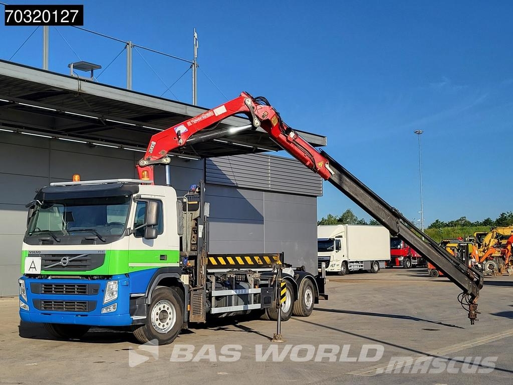 Volvo FM 370 6X2 HMF 2200-K3 Kran Crane VDL S21-6200 Hoo Camiones polibrazo