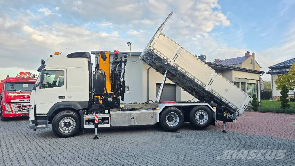 Volvo FM 460 6x2 KIPPER + EFFER 315S8 Tipper trucks