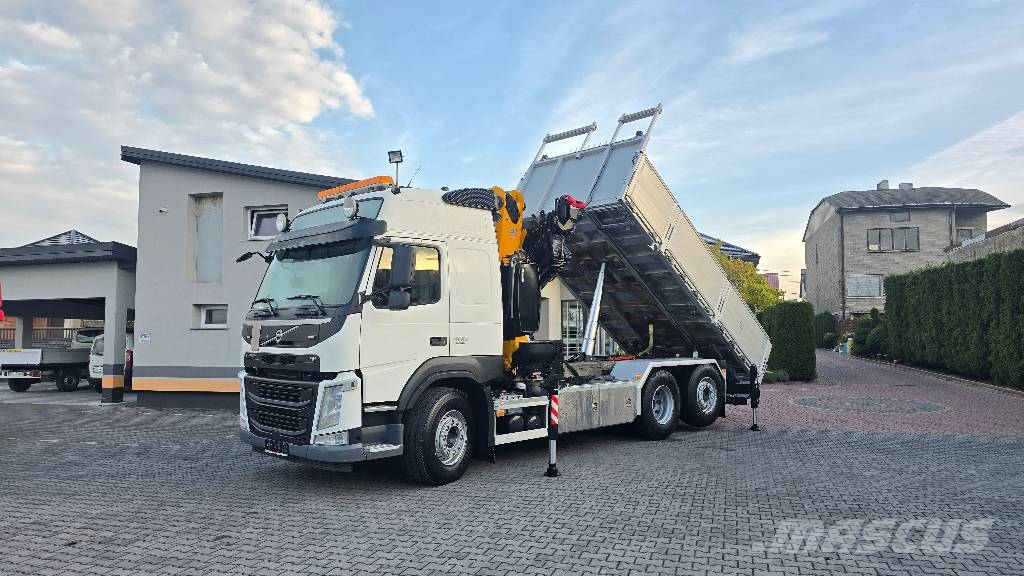 Volvo FM 460 6x2 KIPPER + EFFER 315S8 Tipper trucks