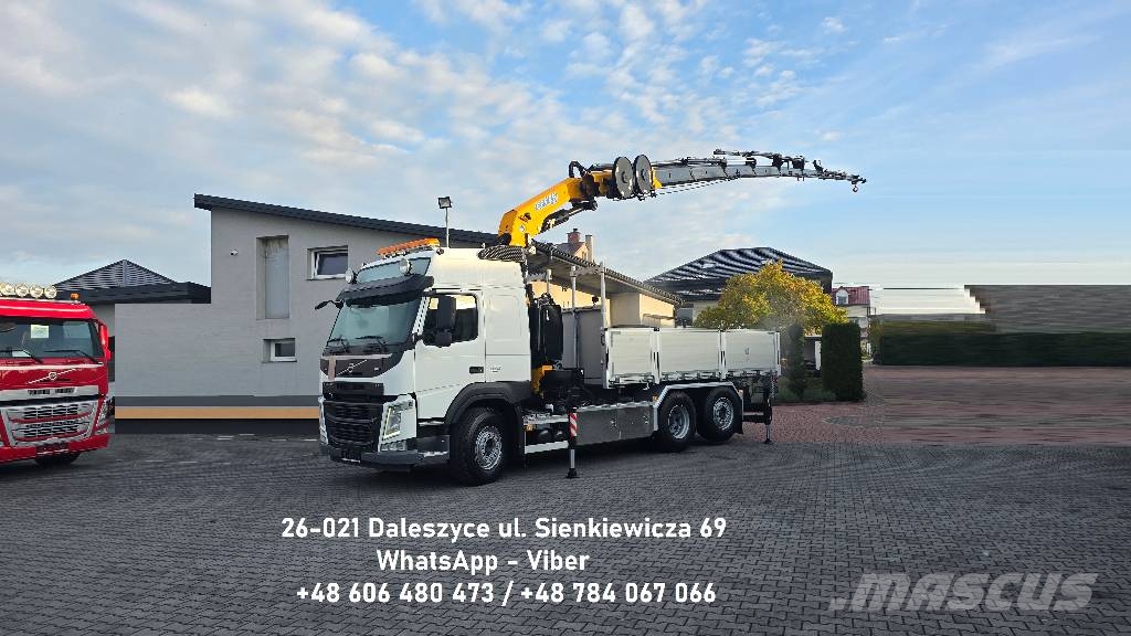 Volvo FM 460 6x2 KIPPER + EFFER 315S8 Tipper trucks
