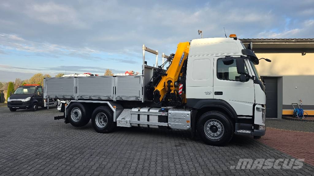 Volvo FM 460 6x2 KIPPER + EFFER 315S8 Tipper trucks